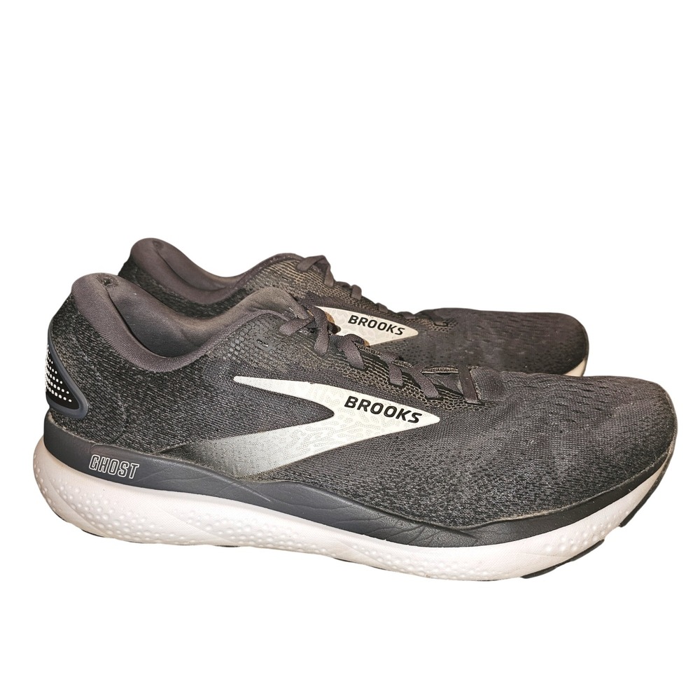 Brooks Ghost Men's Running Walking Shoes Gray Comfort Sneakers Size 10.5